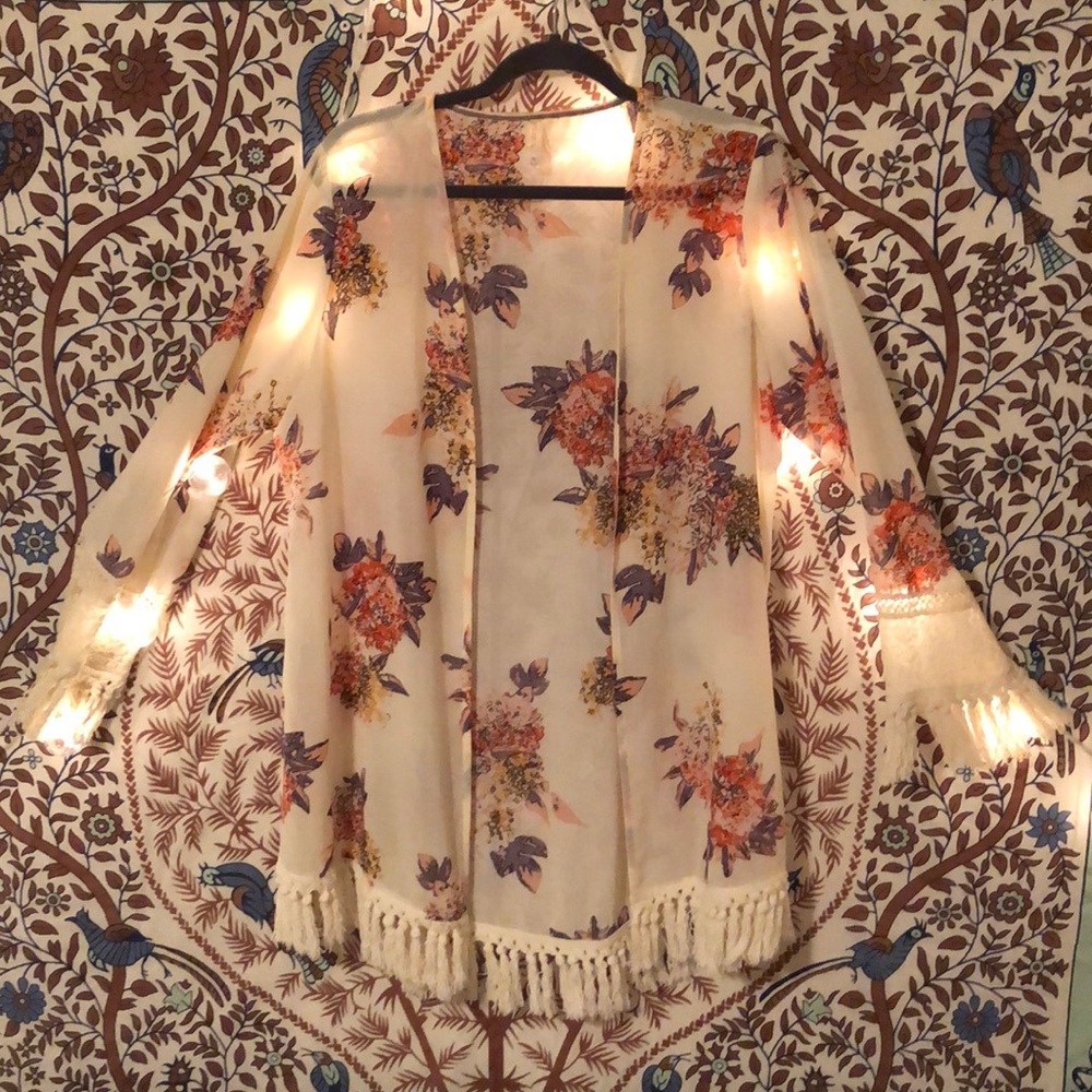 Floral kimono